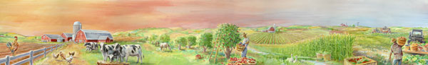 Produce and Dairy Mural