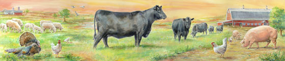 Meat Department Mural