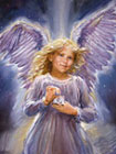 Young Girl as an Angel with a Broken Wing