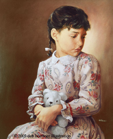 Portrait of Young Girl, portraiture of daughter