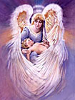 Guardian Angel painting illustration