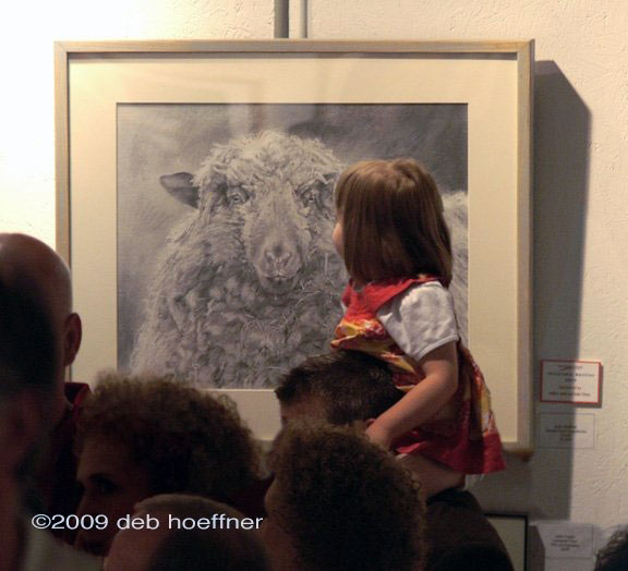 Howell Farm Dreadlocks award winner in art show
