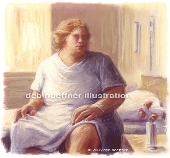 obese patient medical stock illustration obesity