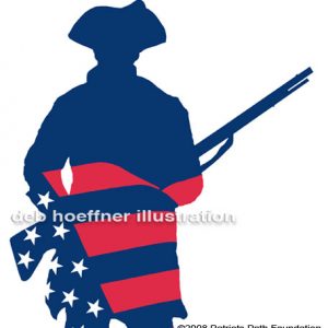 american patriot logo illustration