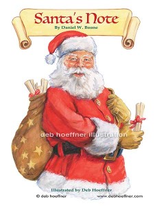 Santa Claus illustration christmas children's book