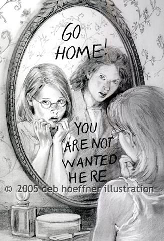Ghost story illustrated in pencil!