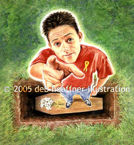 Suicide Prevention book illustration