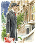 advertsing art for ny newspaper
