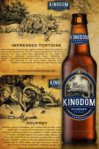 Kingdom Packaging Label illustration for beer and beverage