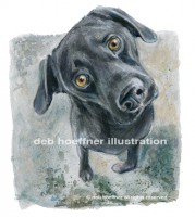 shelter dog art