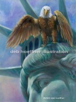 eagle Statue of Liberty 