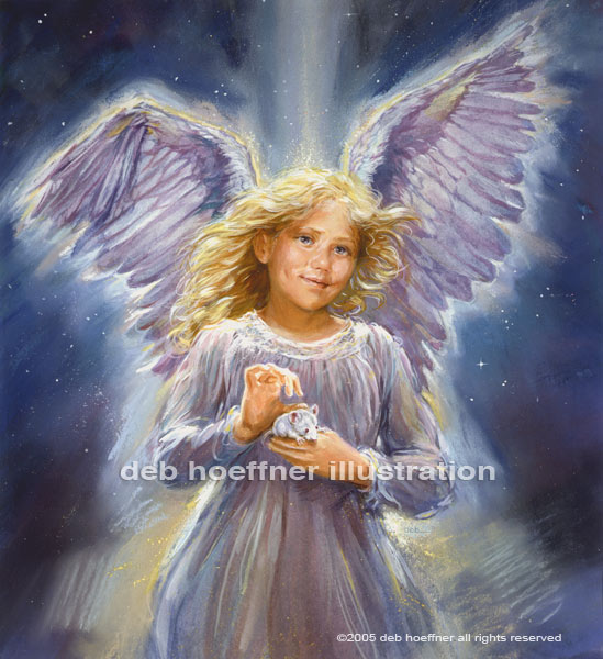 angel illustration for children's book