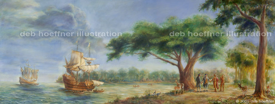 Penn's Treaty American history painting