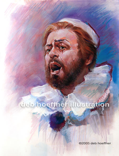  pavarotti portrait deb hoeffner