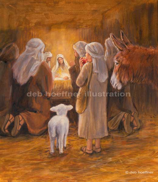 children's book nativity lamb of Jesus Christ