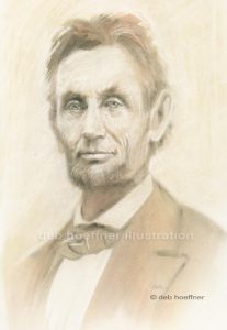lincoln portrait drawing