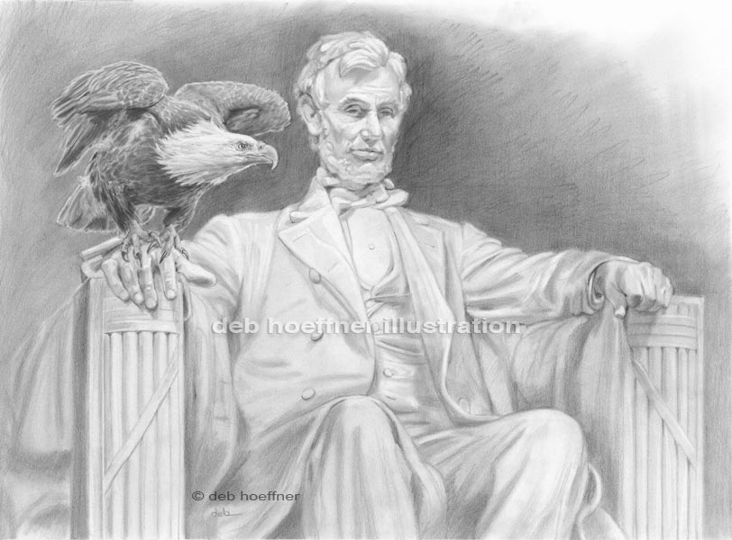 American president and eagle